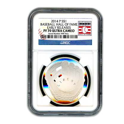 2014 Baseball Hall Of Fame Early Releases Philadelphia -  NGC PF70 Ultra Cameo