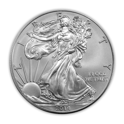 2014 Silver Eagle - West Point Burnished - Original Government Packaging (OGP)