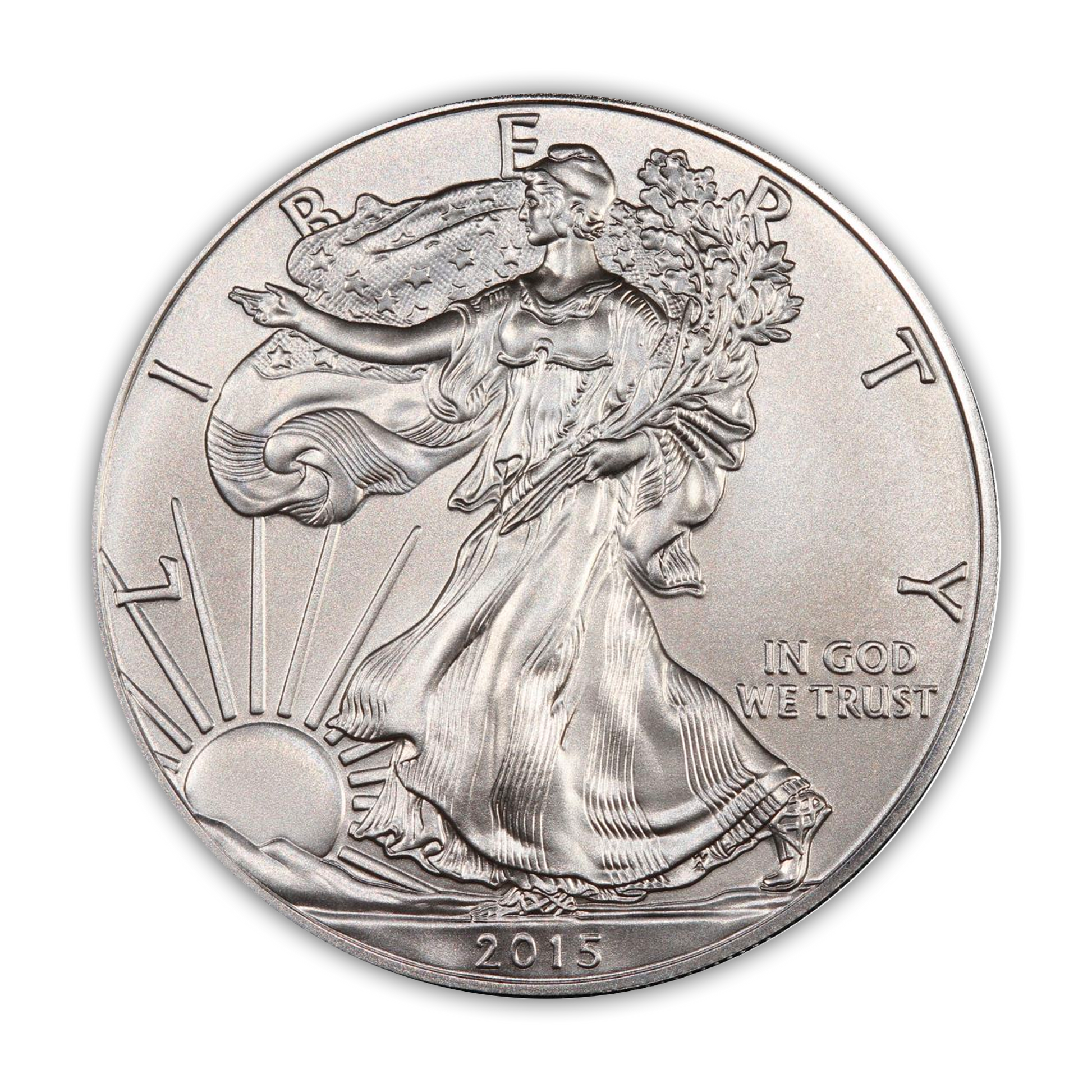2015 Silver Eagle - Business Strike - Uncirculated - CoinsTV