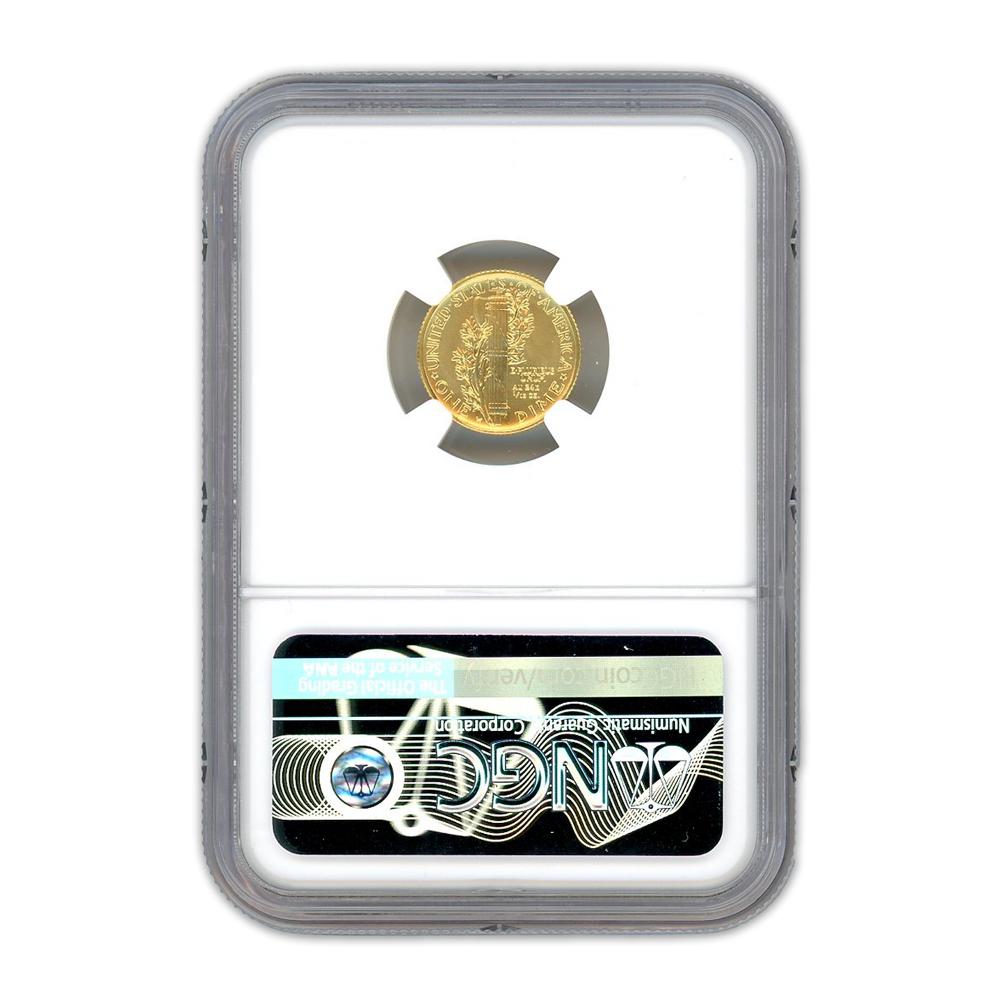 2016 Mercury Dime .999 Gold - 1/10 oz NGC SP70