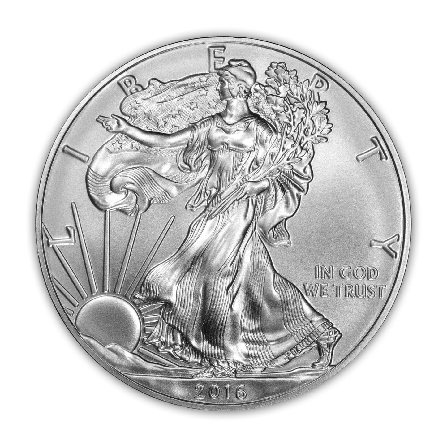 2016 Silver Eagle - West Point Burnished - Original Government Packaging (OGP)