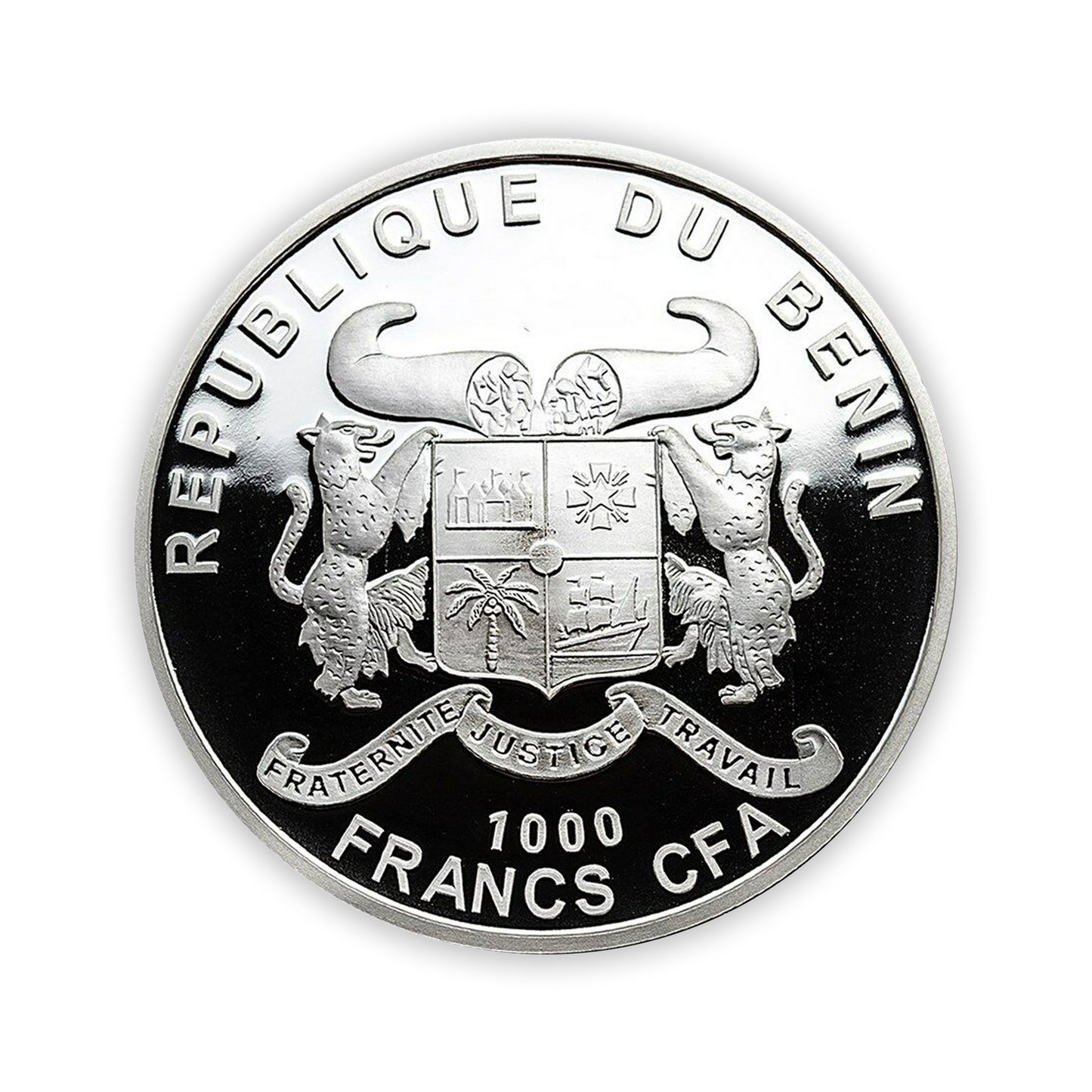 2016 Cannabis Sativa 1 Oz Silver Proof  - Mint of Benin