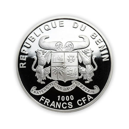 2016 Cannabis Sativa 1 Oz Silver Proof  - Mint of Benin