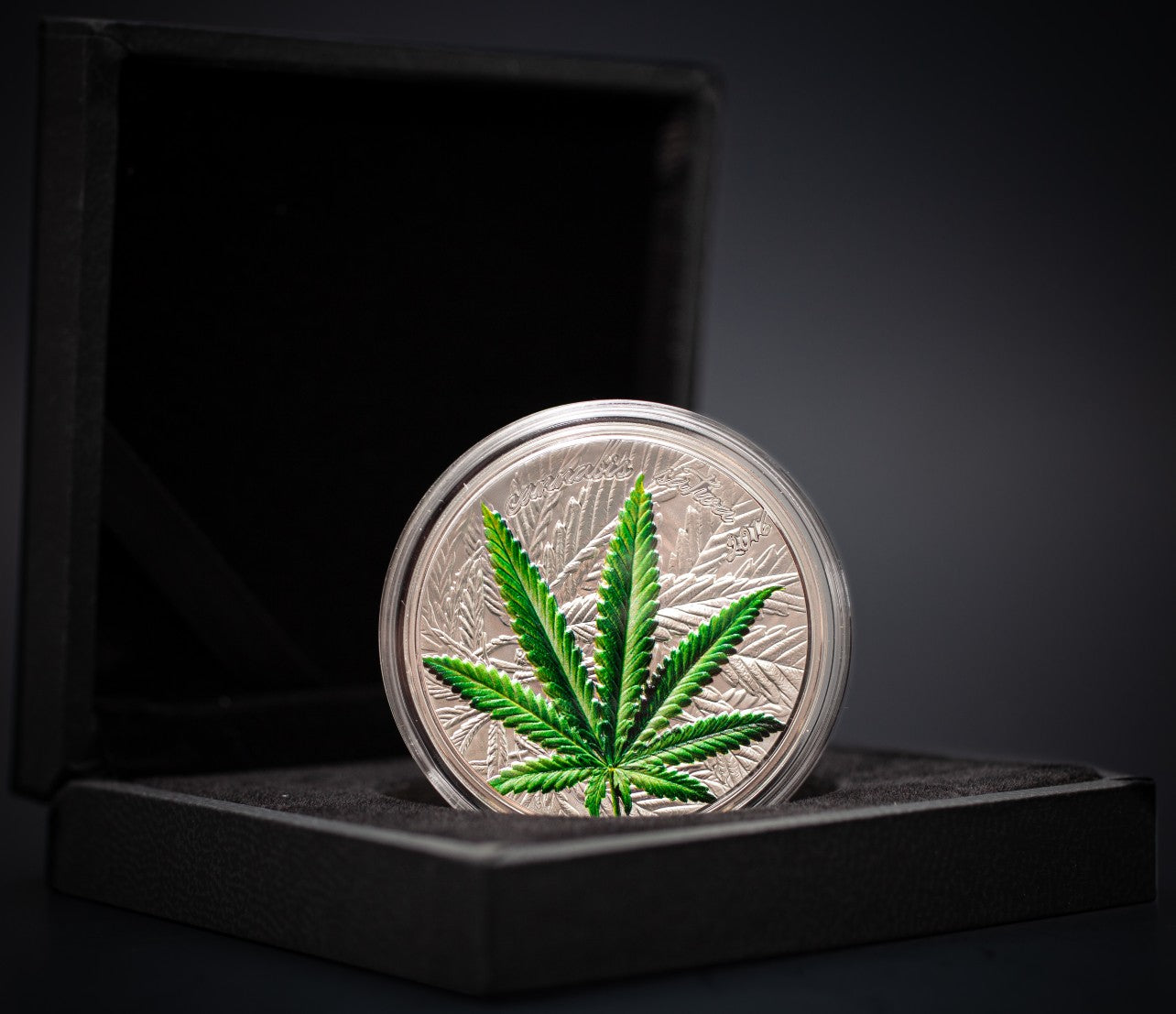 2016 Cannabis Sativa 1 Oz Silver Proof  - Mint of Benin