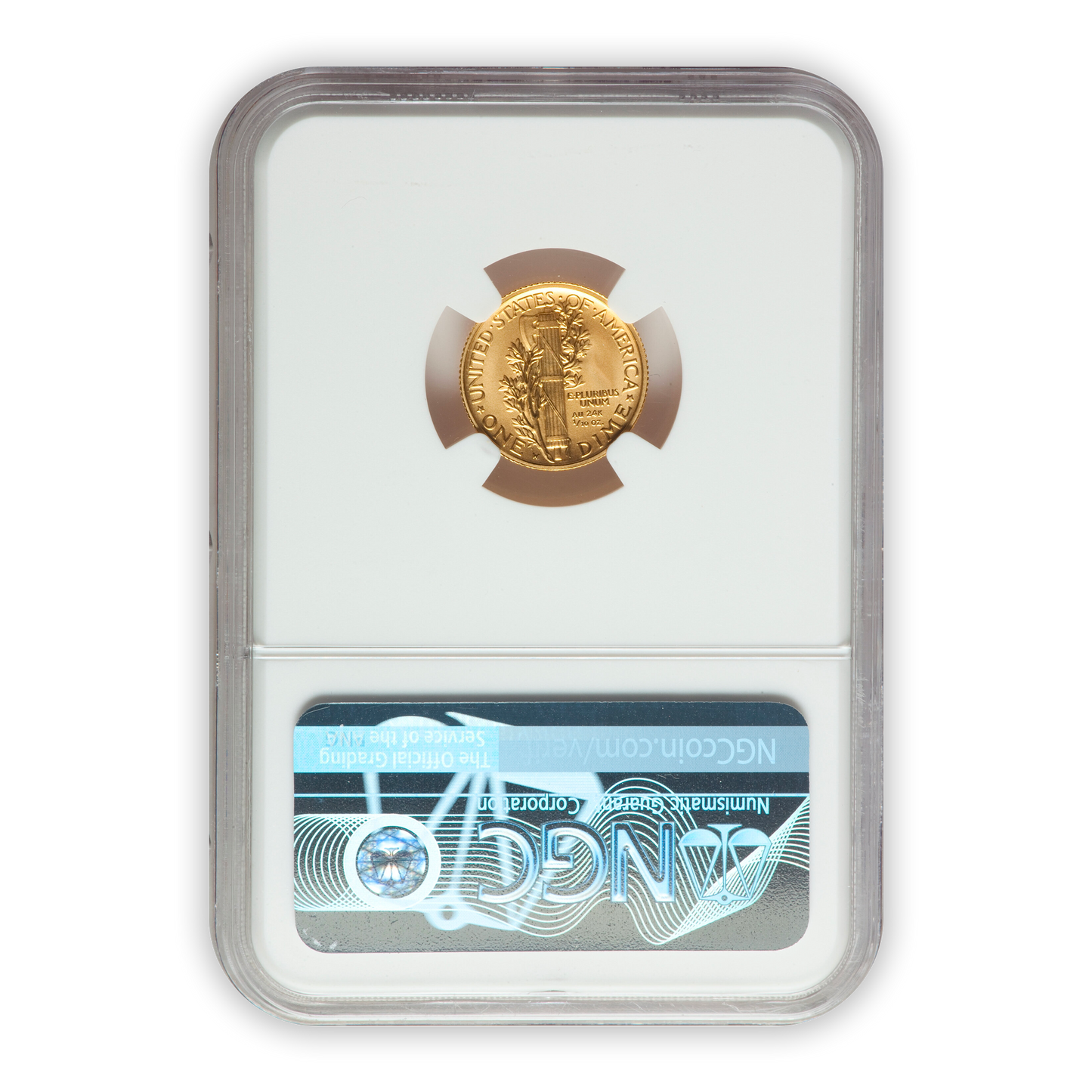 2016 Mercury Dime Centennial Gold - NGC SP70 Mike Castle Label