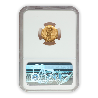 2016 Mercury Dime Centennial Gold - NGC SP70 Mike Castle Label