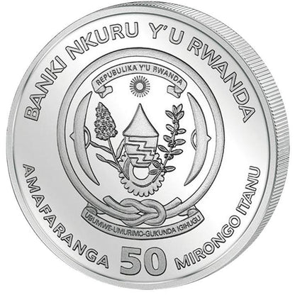 2016 Meerkat 1 Oz Silver - Rwanda - Brilliant Uncirculated