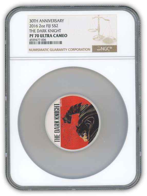 2016 30th Anniversary Batman The Dark Knight Returns 2 Oz Silver - NGC PF70 Ultra Cameo