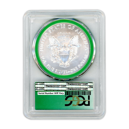 2017 American Silver Eagle - Business Strike - PCGS MS69 Monster Box Label