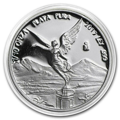 2017 Mexico Libertad - 1/10 Oz Silver Proof - Mexico City Mint