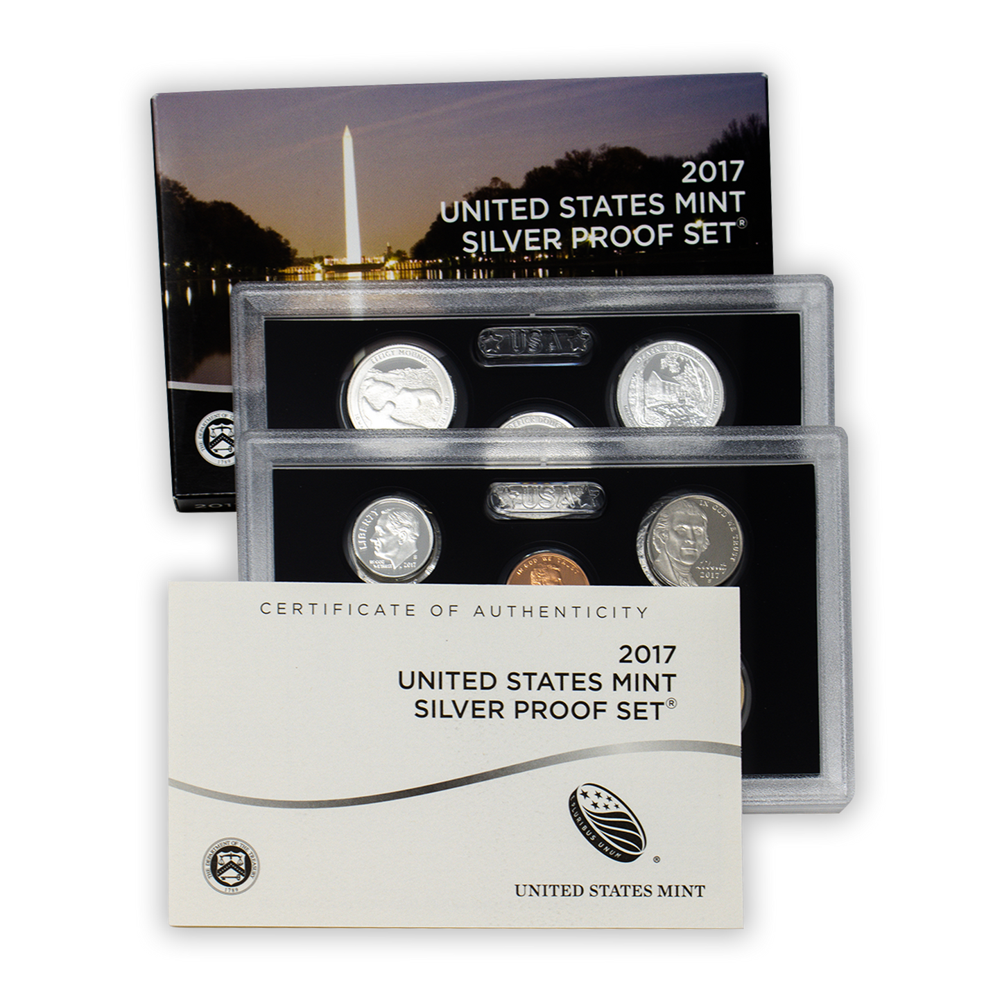 2017 Silver Proof Set - 10 Coins