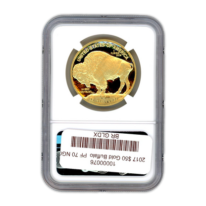 2017 $50 Gold Buffalo - 1/2oz - NGC PF70