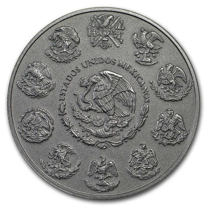 2018 Mexico Libertad - 1 Oz Silver - Mint of Mexico - Antiqued