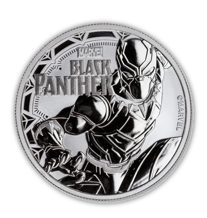 2018 Black Panther 1 Oz Silver Bullion