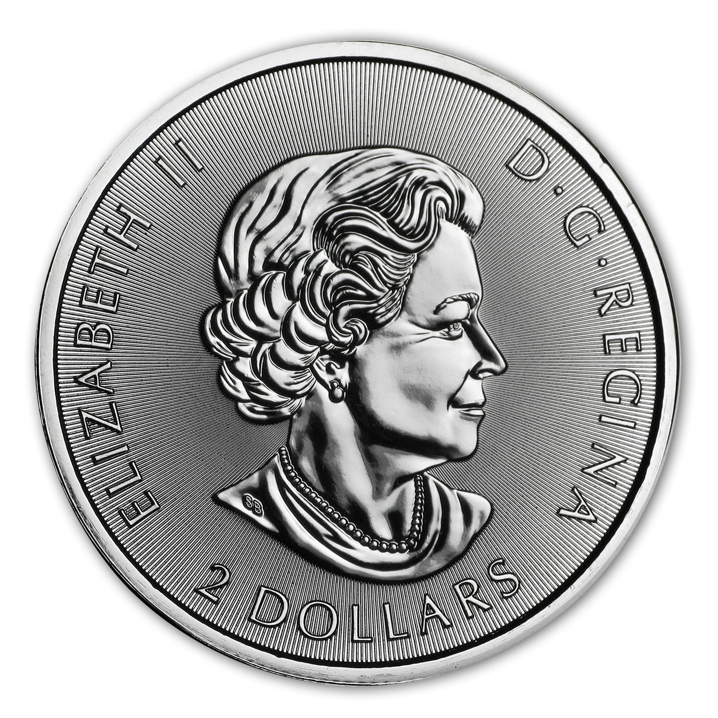 2018 1/2 oz 9999 Silver Canadian $2 Polar Bear Coin Brilliant Uncirculated (BU)