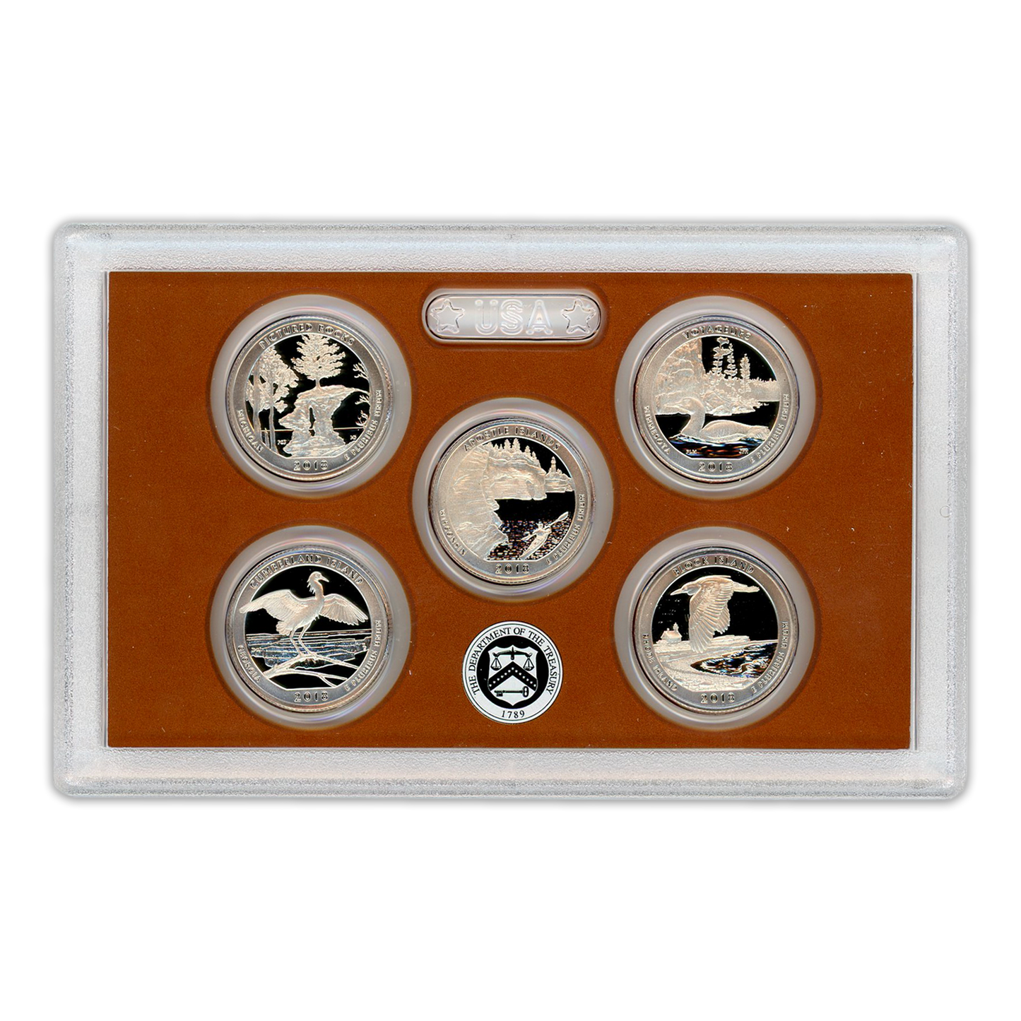 2018 United States Mint - America the Beautiful - Quarters Proof Set