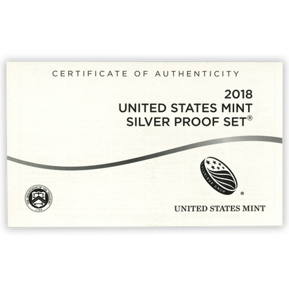 2018 Silver Proof Set - 10 Coins
