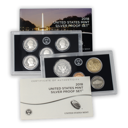 2018 Silver Proof Set - 10 Coins