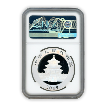 2019 (S) China Panda 10 Yuan Silver -  NGC MS70 First Release Fang Signature Label