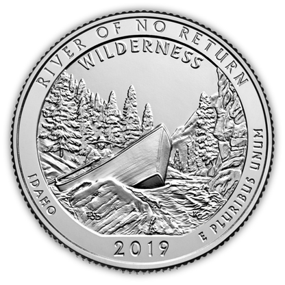 2019 W Frank Church Quarter Dollar West Point - Brilliant Uncirculated