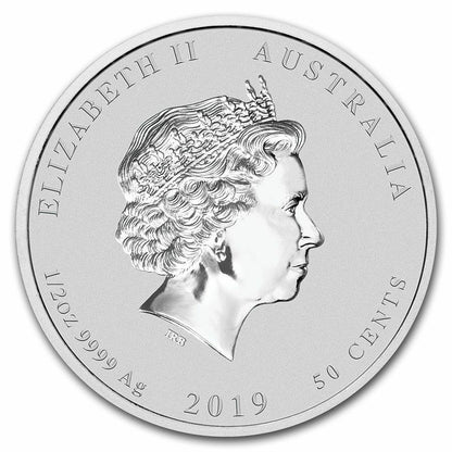 2019 Lunar Year of the Pig Half Oz Silver Perth Mint - Business Strike