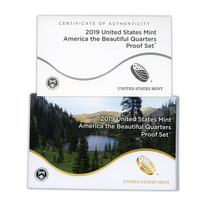 2019 United States Mint - America the Beautiful - Quarters Proof Set