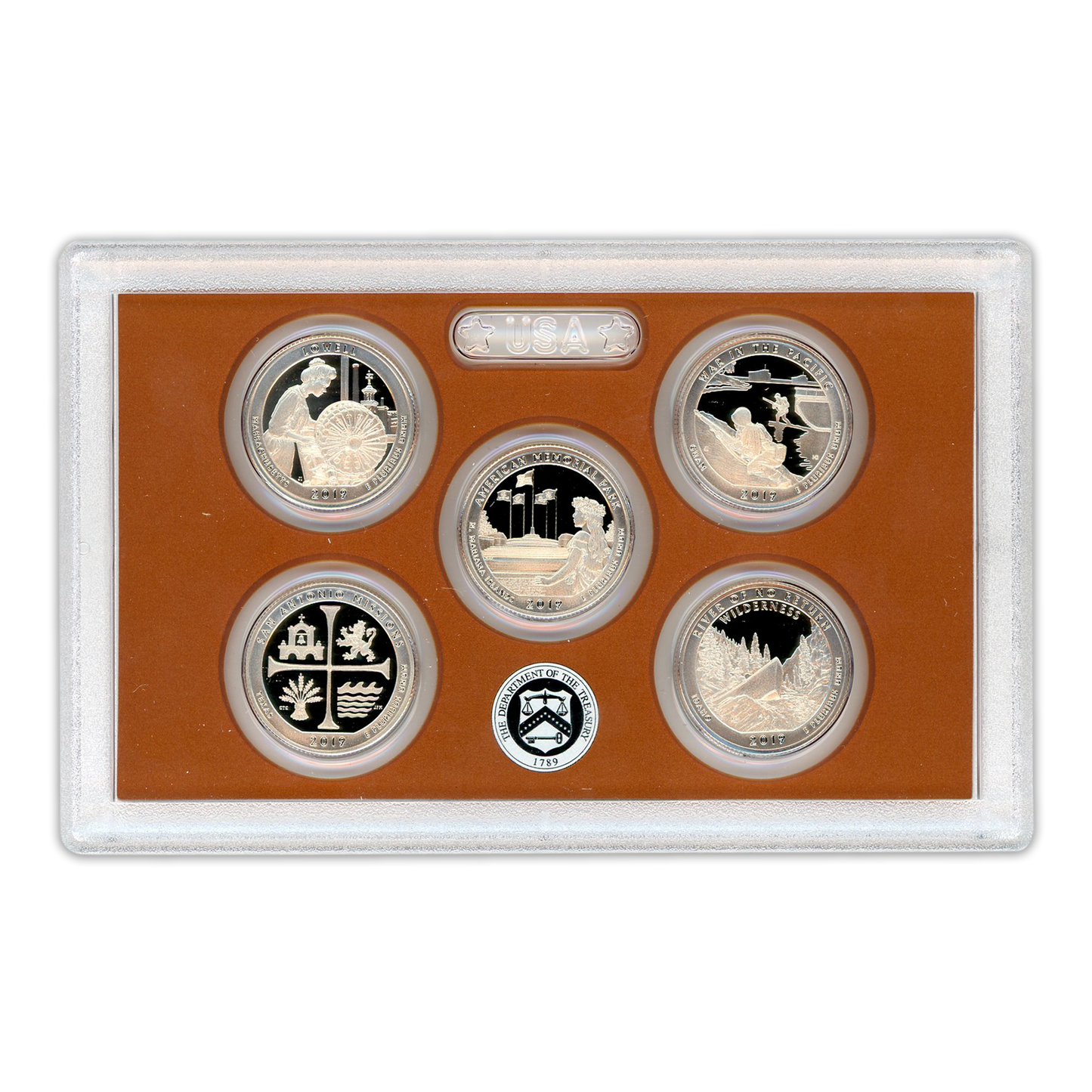 2019 United States Mint - America the Beautiful - Quarters Proof Set