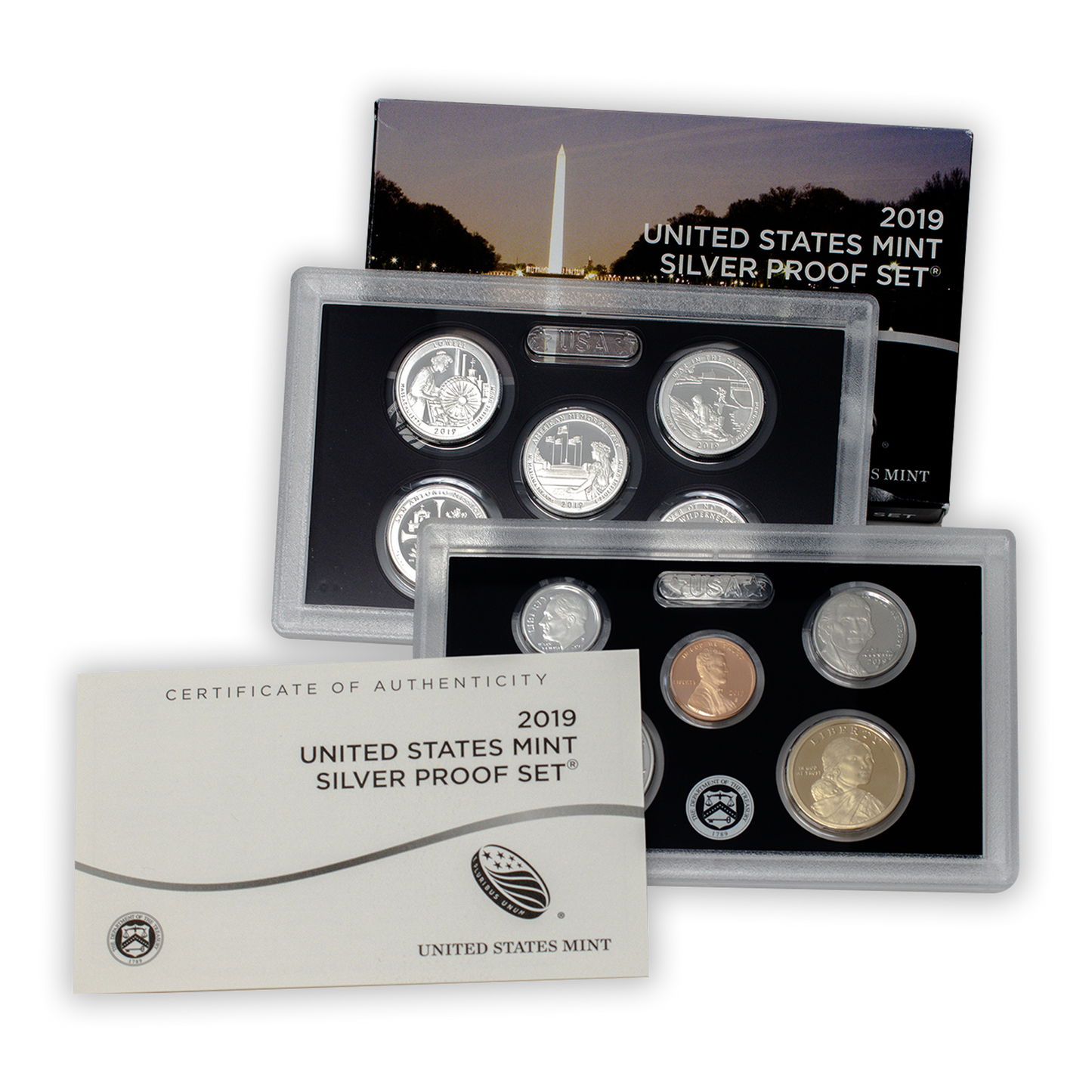 2019 Silver Proof Set - 10 Coins