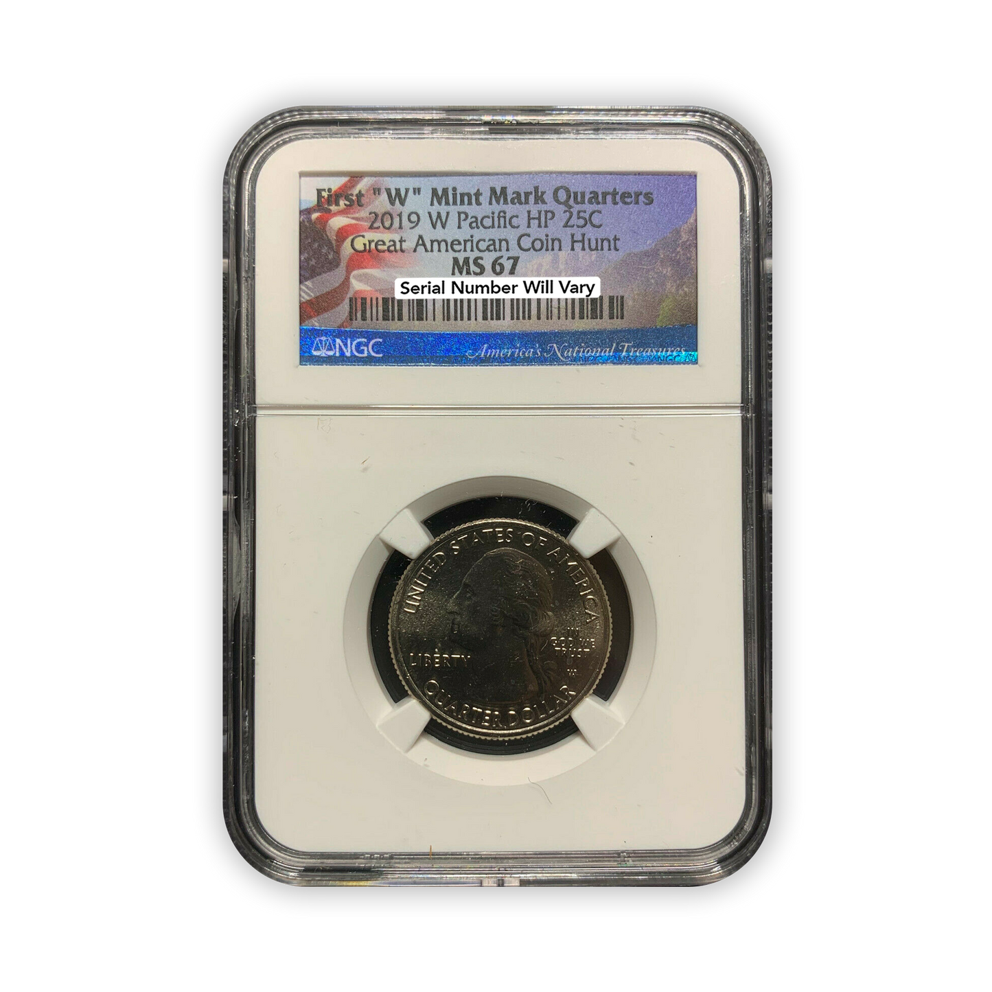 2019 War in the Pacific Quarter Dollar West Point - NGC MS67