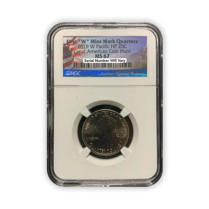 2019 War in the Pacific Quarter Dollar West Point - NGC MS67