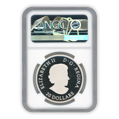2019 $10 Light Pillars Sky Wonders 1 oz Silver - Royal Candian Mint - NGC PF70