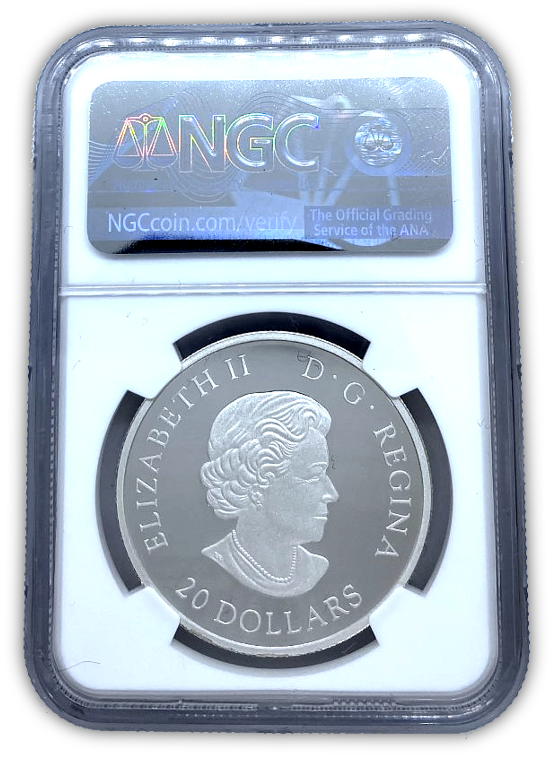 2019 $20 Sea Otter 1 oz Silver - Royal Candian Mint - NGC PF70
