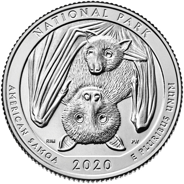 2020 W American Samoa Quarter Dollar West Point - Brilliant Uncirculated