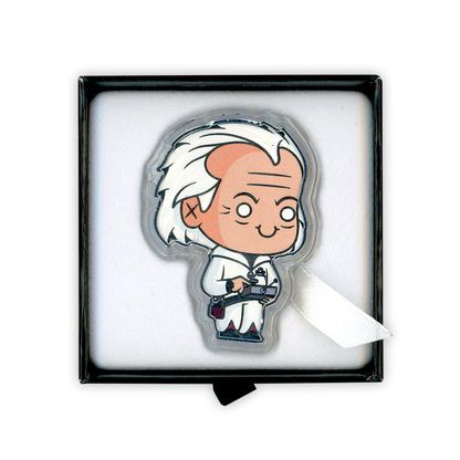 2020 1oz Doc Brown Silver Coin Back To The Future