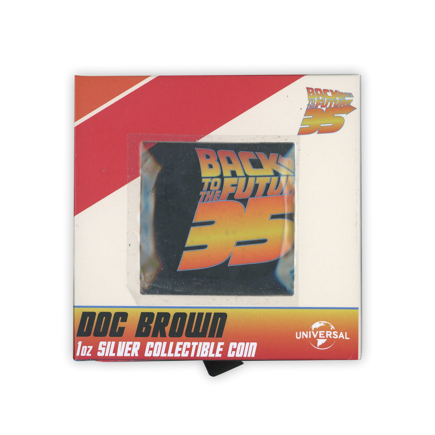 2020 1oz Doc Brown Silver Coin Back To The Future