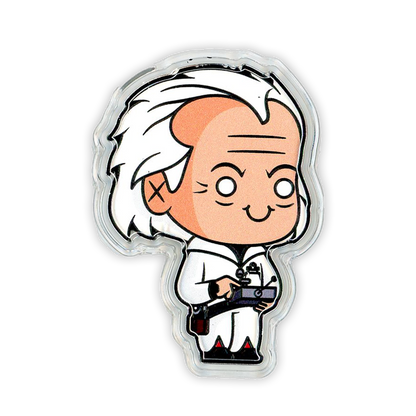 2020 1oz Doc Brown Silver Coin Back To The Future