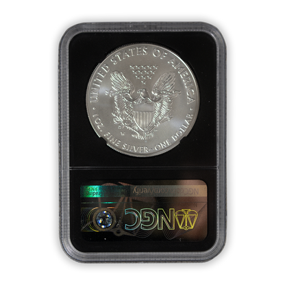 2020 W Silver Eagle - West Point Burnished - NGC MS70 FDI Mercanti Label