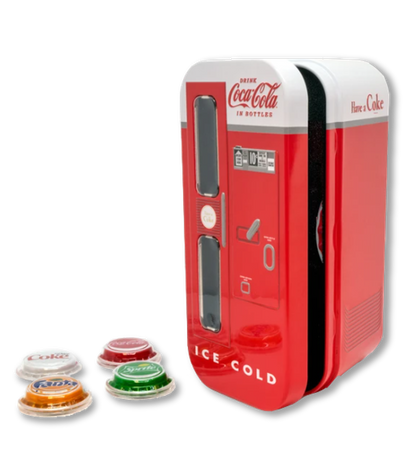 2020 Coca-Cola Vending Machine 4-Set $1 Bottle Cap Coins