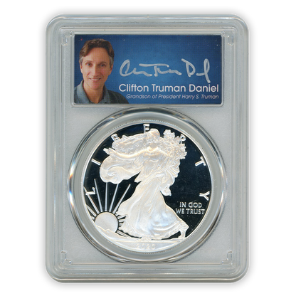2020 S Silver Eagle San Francisco Proof - PCGS PR70 FDOI First Day of Issue - Truman Label