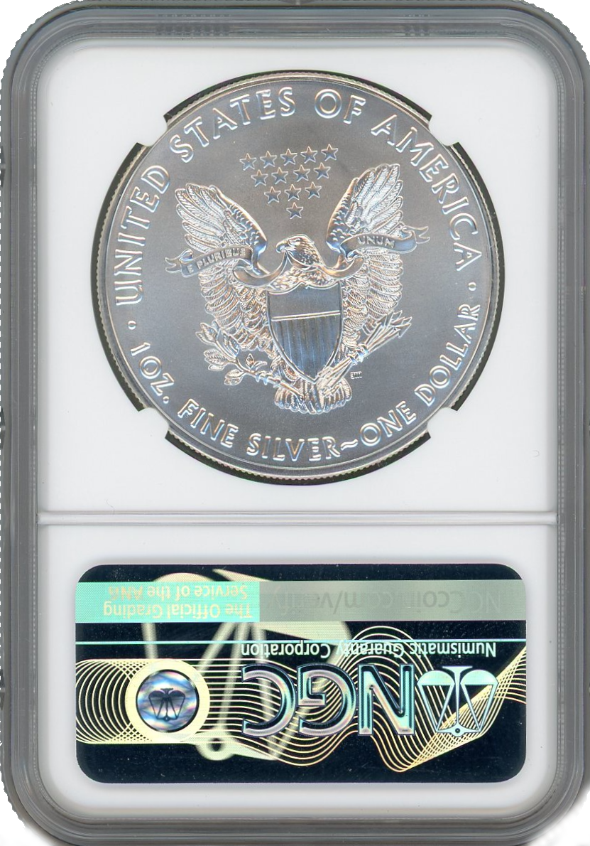 2020 Silver Eagle - Business Strike - NGC MS70 Mercanti Flag Label