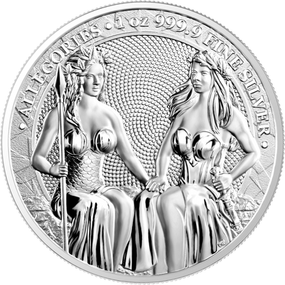 2021 Austria and Germania Allegories - 1 oz Silver Coin