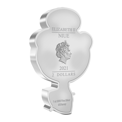 2021 Cinderella Chibi Collection 1 oz Silver Coin - New Zealand Mint