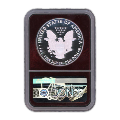 2021-W Silver Eagle - First Day of Issue - Ultra Cameo  NGC PF70 Red Core