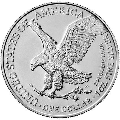 2021 Silver Eagle - Type 2 - Business Strike - Uncirculated Roll of 20