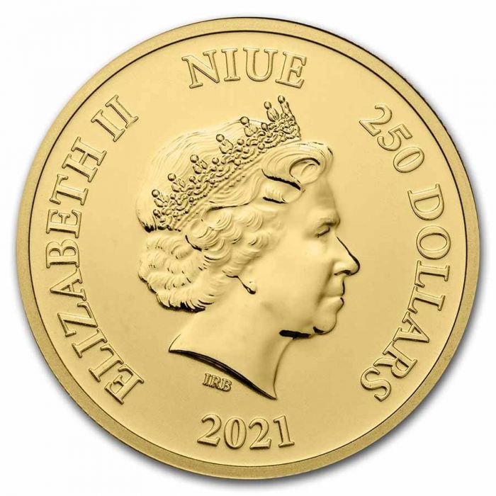 2021  Niue Lion King- Hakuna Matata -  1 oz 9999 Gold BU Coin