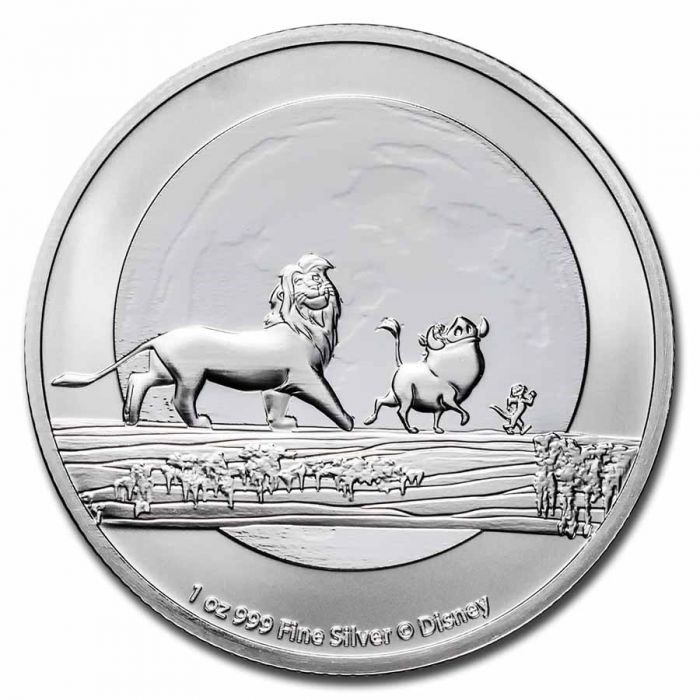 2021  Niue Lion King - Hakuna Matata -  1 oz 9999 BU silver coin