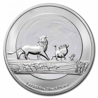 2021  Niue Lion King - Hakuna Matata -  1 oz 9999 BU silver coin