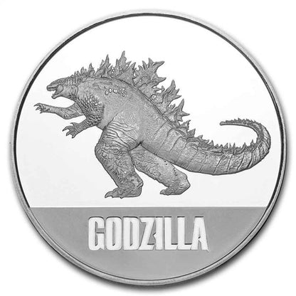 2021 Niue Godzilla - 1 oz Silver BU coin
