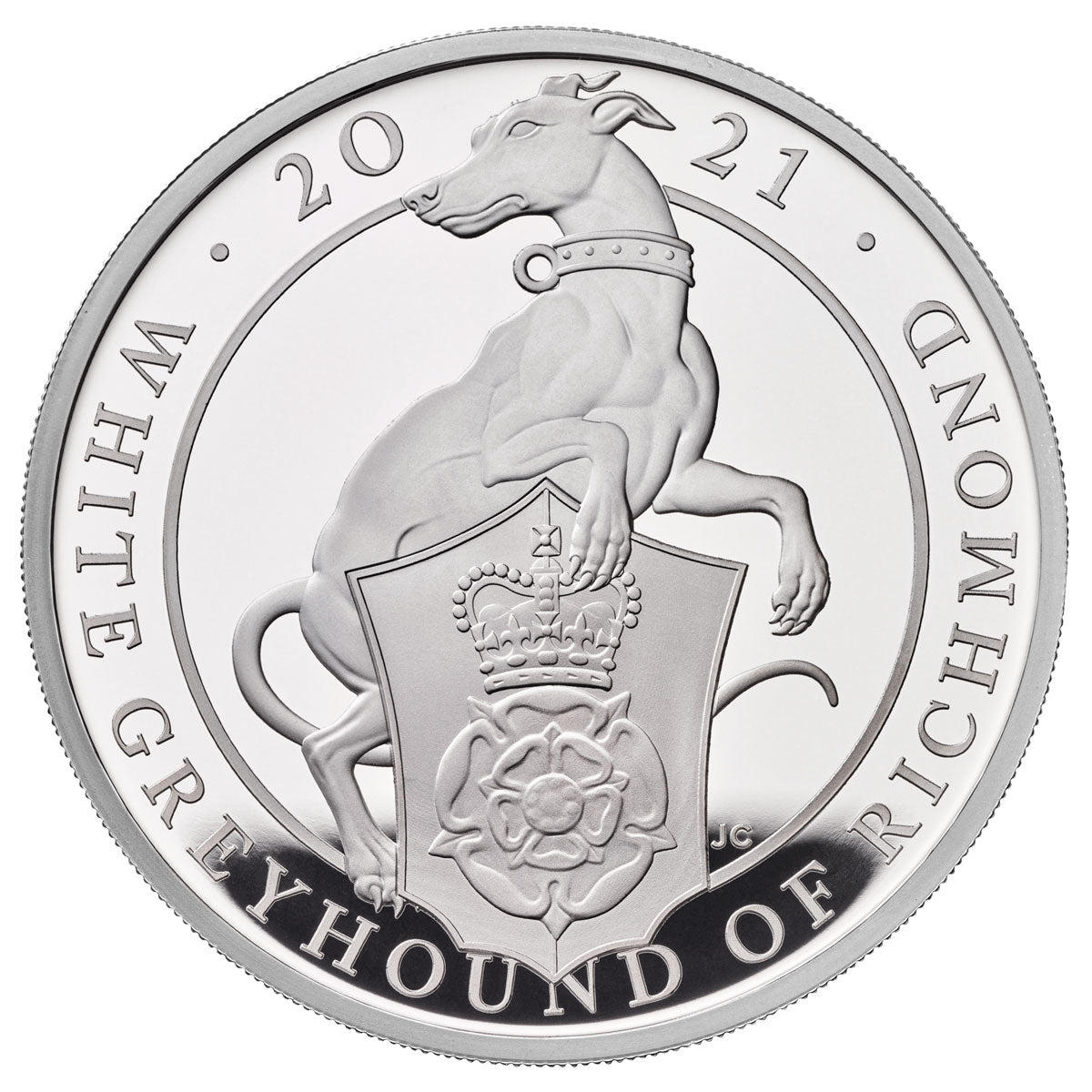 2021 1oz Great Britian - Greyhound of Richmond - Brilliant Uncirculated