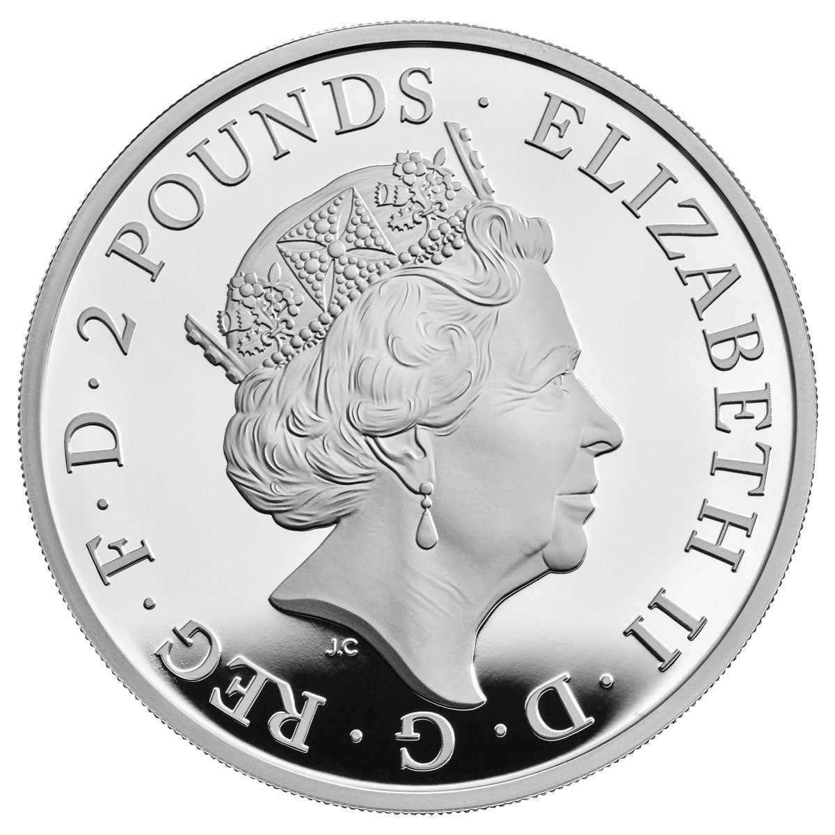 2021 1oz Great Britian - Greyhound of Richmond - Brilliant Uncirculated